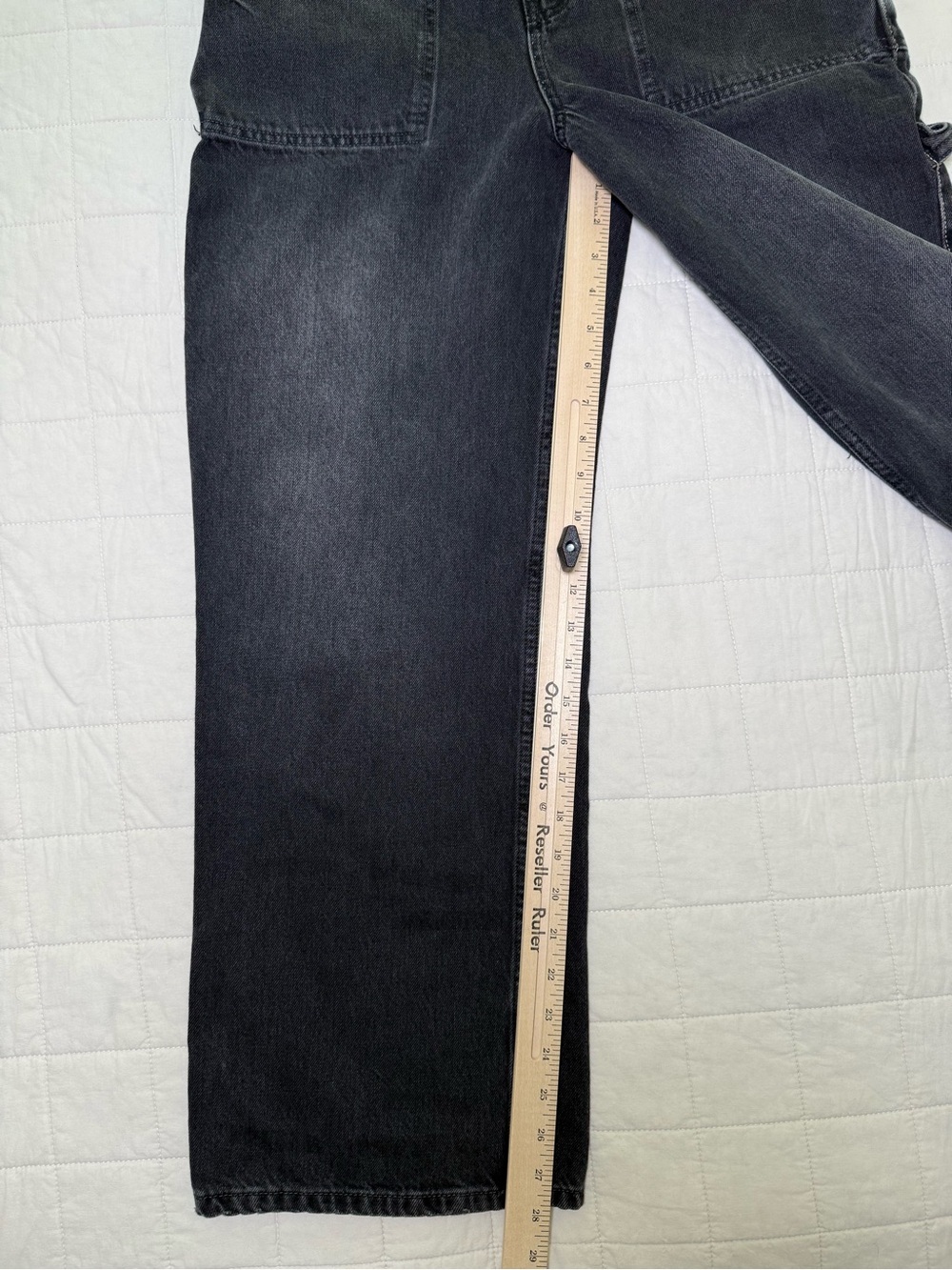 We The Free Black Washed Wide Leg Jean - Picture 3 of 6